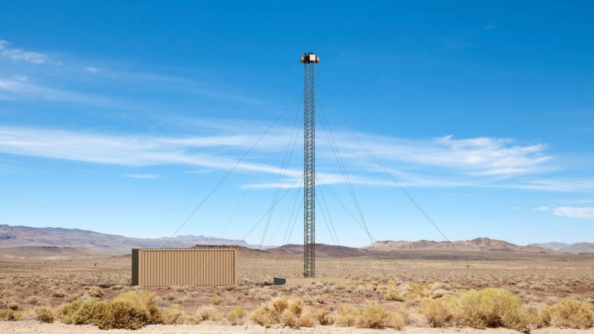 This concept image shows Blighter’s A800 radar on a stationary mast. However, the company states that the A800 can be mounted onto land vehicles if required. (Blighter Surveillance Systems)