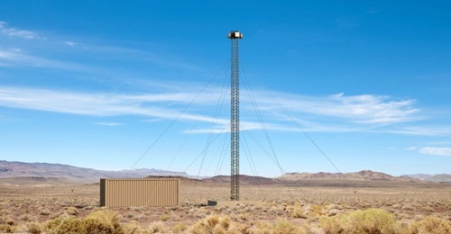 This concept image shows Blighter's A800 radar on a stationary mast. However, the company states that the A800 can be mounted onto land vehicles if required.