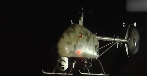 The AV500 used in the PLAGF exercise was fitted with a chin-mounted EO/IR sensor turret that enables the UAV to perform day/night reconnaissance, battle damage assessment, and target detection and tracking.
