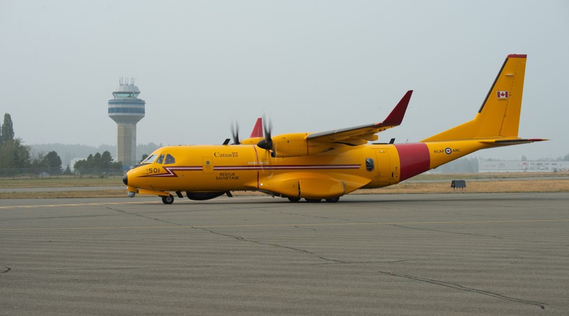 A RCAF Airbus Defense and Space CC-295 search and rescue aircraft as seen on 17 September 2020. The RCAF took delivery of its first of 16 CC-295s on 25 September 2020.