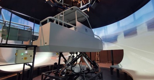 The Police Coast Guard simulator, which has been developed as a collaboration with HTX.