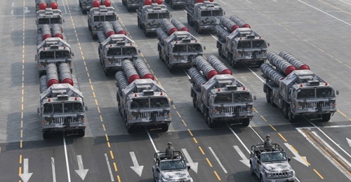 CASIC - manufacturer of Chinese missile systems including the HQ-9 air defence system, seen here on parade in 2019 - has outlined its expansion plans for China's (2021-25) 14th Five Year Plan (FYP).