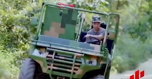 A 4×4 field-ambulance variant of the Lynx CS/VP11 ATV was shown by CCTV undergoing trials with China's Army Medical University.