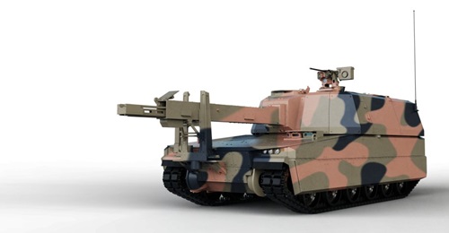 A concept image of the AS10 AARV HDA is planning to supply to the Australian Army.