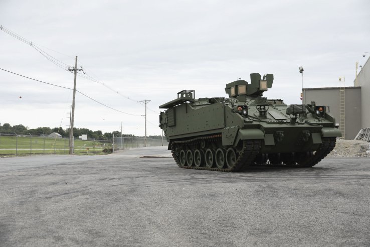 BAE Systems delivered its first AMPV to the US Army on 31 August. As of early October, the service has accepted two vehicles. (BAE Systems )