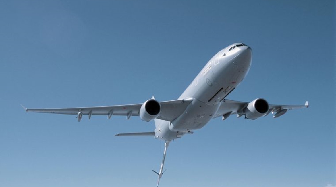 A RAAF KC-30A MRTT. Airbus announced on 12 October that it has been selected by Australia to develop a communications and mission system upgrade for the RAAF's current fleet of seven KC-30A MRTTs.