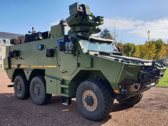 The French Army’s Ecole du Génie has unveiled the Griffon Génie prototype. (Ecole du Génie d’Angers)