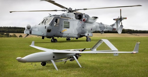 A British Army Lynx Wildcat helicopter controlled a Callen-Lenz semi-autonomous UAV during a recent MUM-T demonstration conducted by Leonardo.