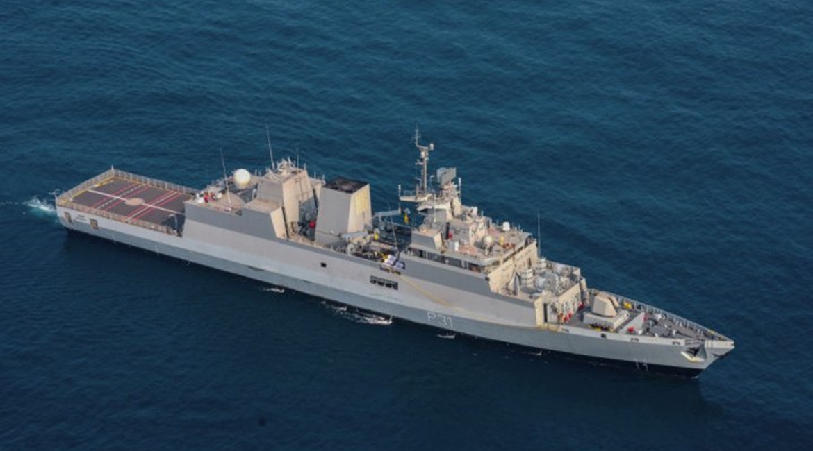 On 22 October the Indian Navy commissioned INS 
        
        , the fourth and final Kamorta-class corvette on order for the service, in a ceremony held at the Naval Dockyard, in Visakhapatnam. This image shows the corvette during sea trial...