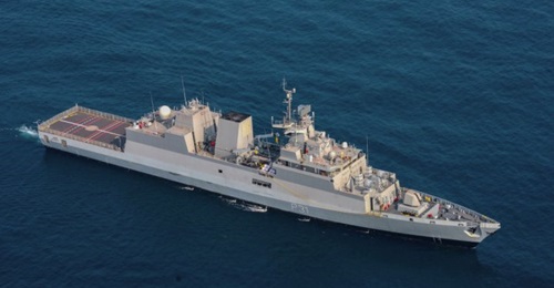 On 22 October the Indian Navy commissioned INS 
        
        , the fourth and final Kamorta-class corvette on order for the service, in a ceremony held at the Naval Dockyard, in Visakhapatnam. This image shows the corvette during sea trial...