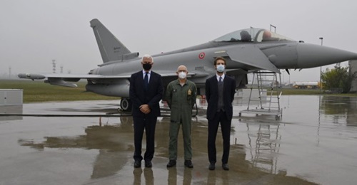 Italy's 96th and final Eurofighter was delivered to the air force during a ceremony at Leonardo's Caselle facility near Turin.