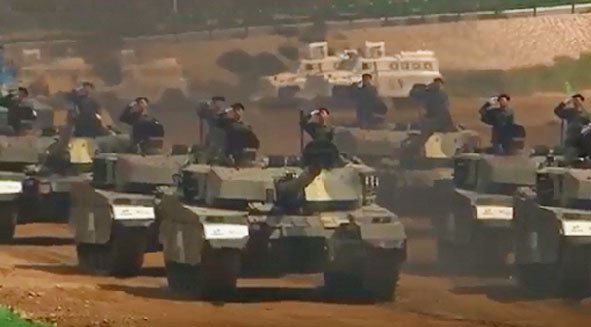 China’s new export law seeks to strengthen controls of military platforms such as Norinco VT4 main battle tanks.  (Norinco)