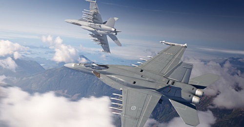 Artist's illustration of Boeing's Block III Super Hornets with Canadian logos. Two experts that spoke with 
        
         said Boeing's proposal to perform Block III Super Hornet final assembly in the US and not Canada if it won Canada's f...