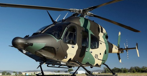 Seen in Australian colours to promote its sales campaign in that country, the Bell 429 is also earmarked for Guyana service.