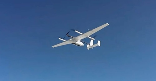 CCTV-released footage on 30 October showing what appears to be a CW-10 UAV being flown at a small defence exhibition organised by China's Tibet Military District.
