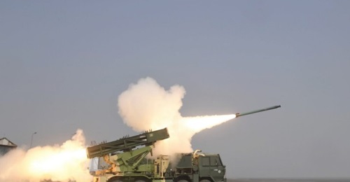 India's DRDO tested on 4 November an enhanced version of the MK I rocket used by the Pinaka MRL.