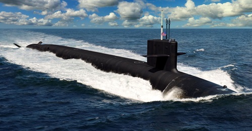 The US Navy awarded contract modifications to build and test the first two Columbia-class submarines.