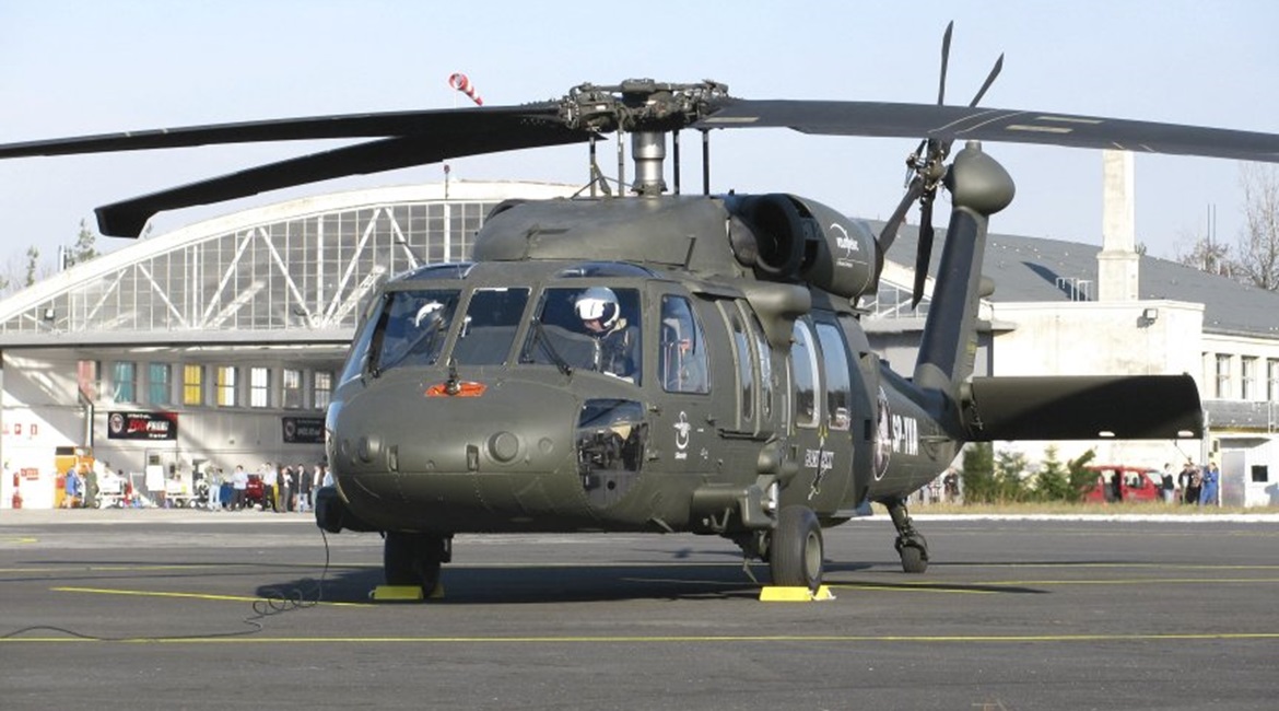 A Sikorsky S-70i Black Hawk helicopter photographed in Poland in 2010. The first five of 16 S-70i rotorcraft on order for the PAF arrived at Clark Air Base north of Manila on 9 November.