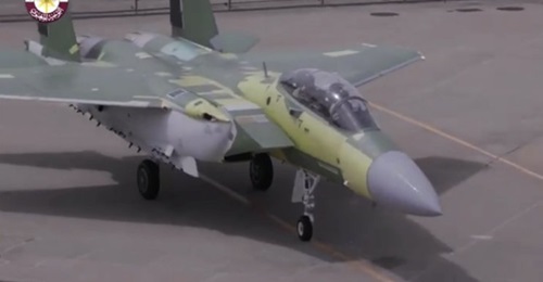 The first Qatari F-15QA seen in its primer colours at Boeing's St Louis facility in the US. The manufacturer has been awarded a contract worth USD657.2 million to support the fleet once in service.