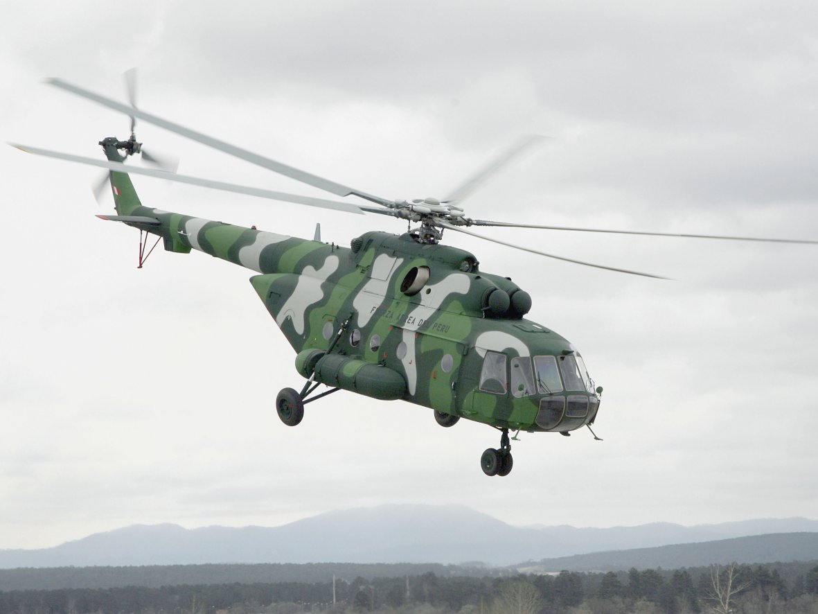 The Philippine Air Force is looking to procure 16 Mil Mi-171 helicopters (similar to this Peruvian Air Force example) for about USD265 million. (Russian Helicopters)