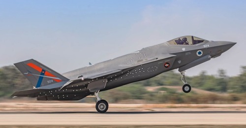 The Israeli Air Force hailed the arrival of the F-35I testbed at Tel-Nof Airbase as greatly enriching the service's independence in improving its division of fifth-generation aircraft.