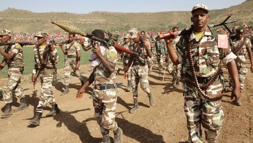 Tigrayan regional police personnel have joined the TPLF-led rebel forces. (Tigray Peoples’ Liberation Front)