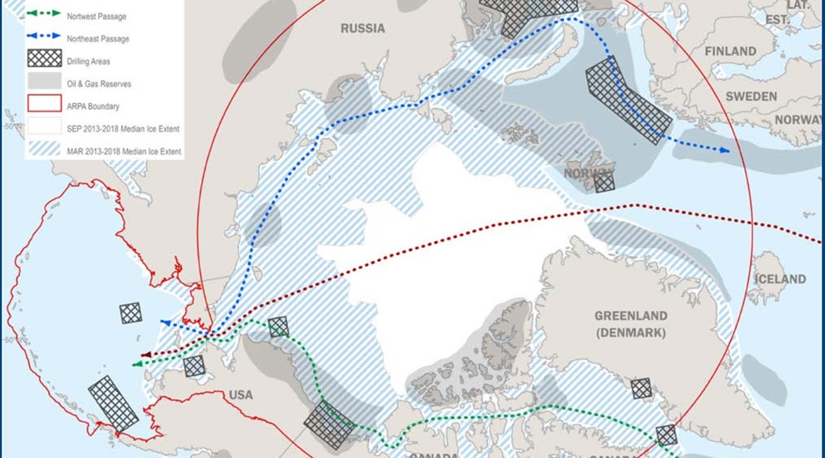 The three potential maritime Arctic routes include the challenging North-West Passage (along the Alaskan coast and ice-clogged Canadian Arctic Archipelago waters); the Northern Sea Route (along the Russian and Serbian coasts); and the Transpolar Sea Ro...