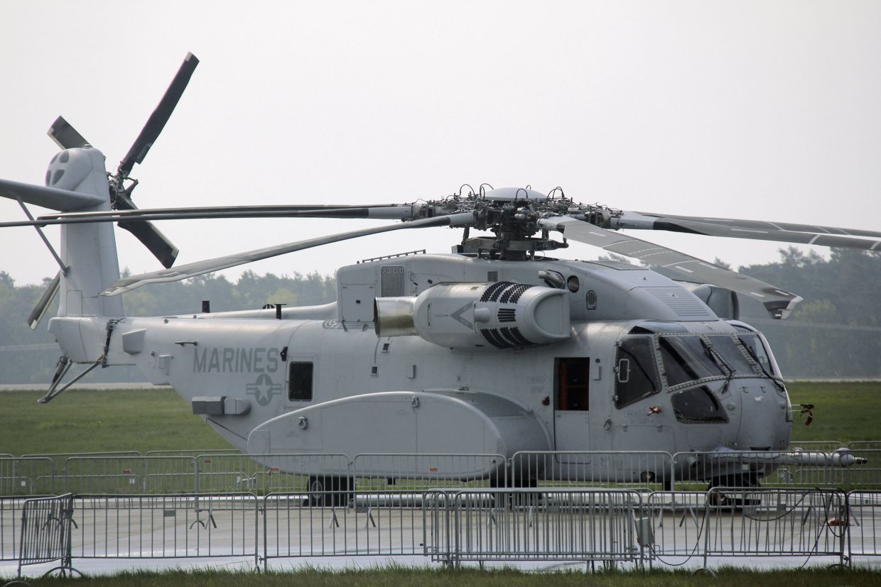 Sikorsky builds the CH-53K King Stallion heavy-lift helicopter for the US Marine Corps. (Janes/Gareth Jennings)