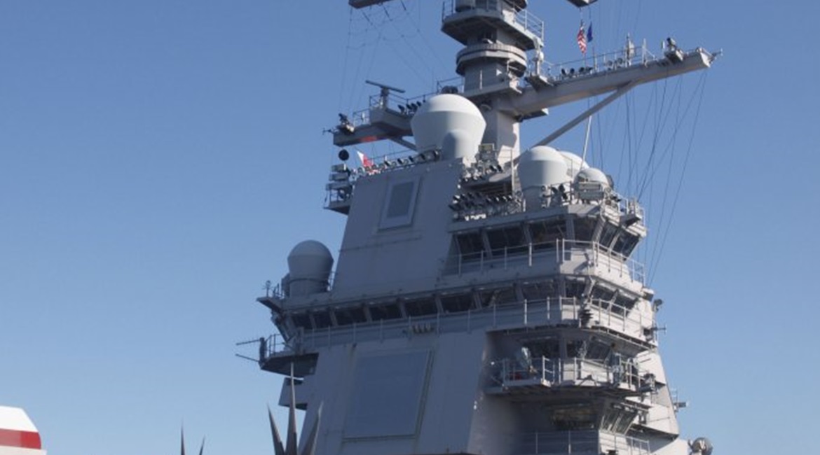 Aircraft carrier USS 
        
         (CVN 78) has been testing combat system equipment and new concepts during its first fully integrated carrier strike group operations.