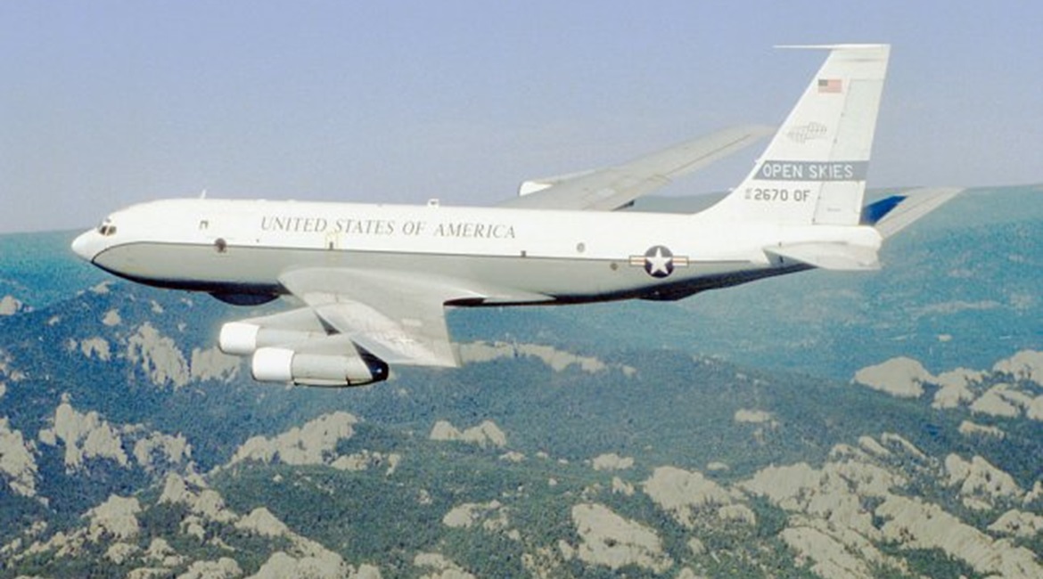 The US, which has been flying the OC-135B in the Open Skies role, withdrew from the international treaty on 22 November.