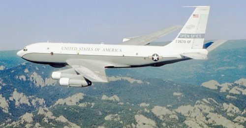 The US, which has been flying the OC-135B in the Open Skies role, withdrew from the international treaty on 22 November.
