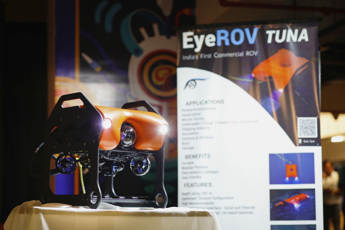 EyeROV is eyeing defence applications with an improved version of Tuna remotely operated vehicle.  (EyeROV)