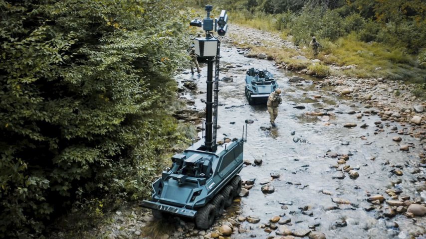 Silent Sentinel is supplying its Jaeger EO/IR suite to equip an armed reconnaissance variant of the Mission Master UGV.  (Rheinmetall)