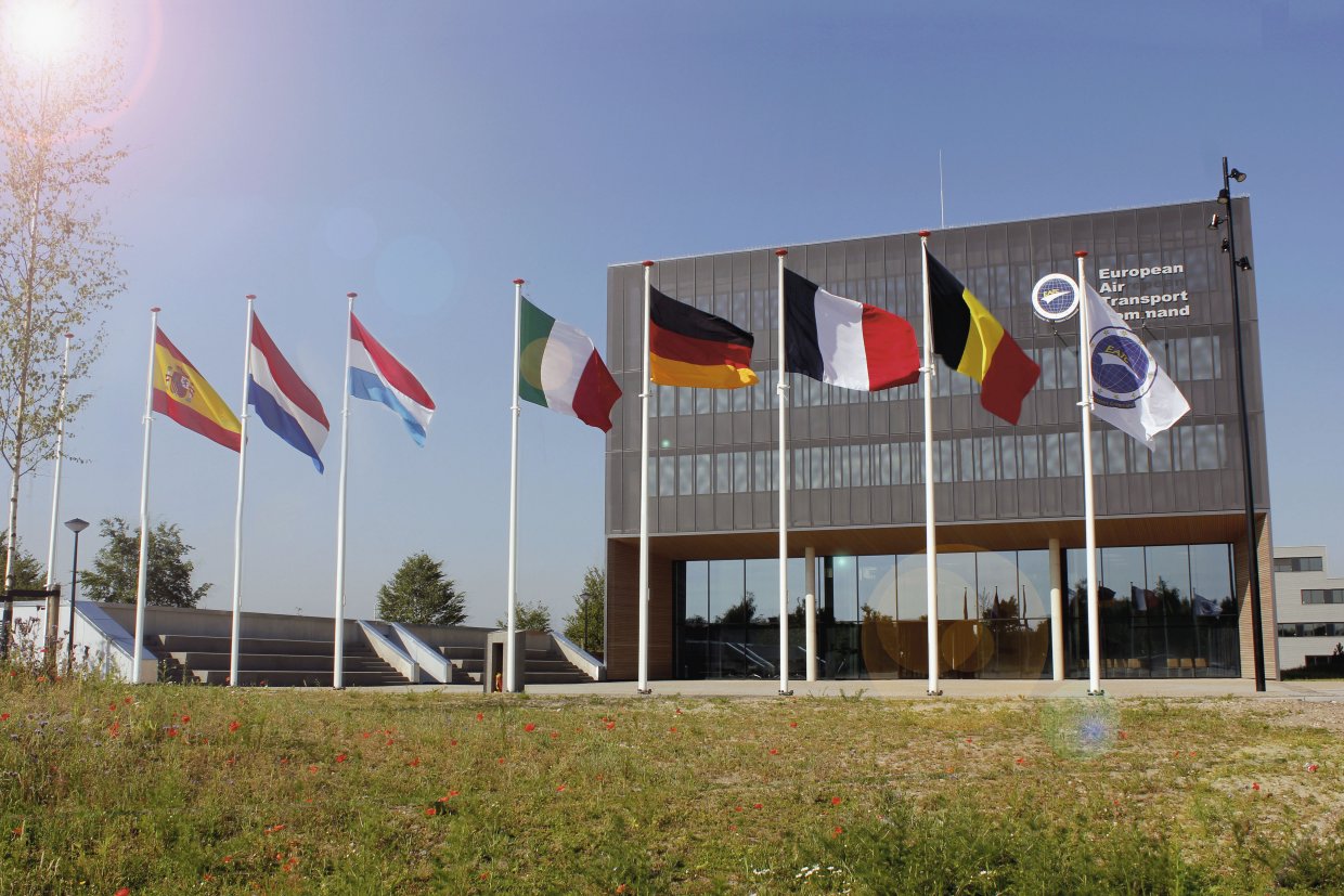 The European Air Transport Command is headquartered at Eindhoven Air Base in the Netherlands. Having recently marked its first 10 years of operations, the command now seeks to expand its support to its participating nations and also to selected European Union and NATO member states. (EATC)