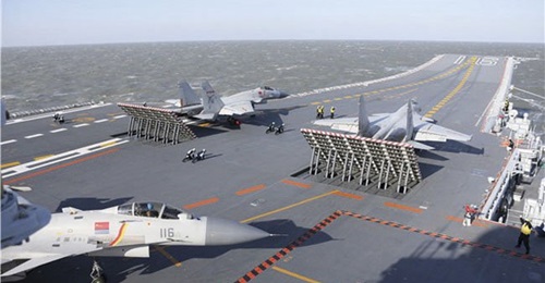 The China Shipbuilding Corporation, constructor of PLAN assets including the Liaoning aircraft carrier (pictured), has entered a strategic partnership with weapons and C4ISR specialist CASIC.