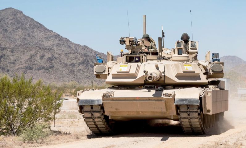 A US Army Abrams MBT featuring Rafael’s Trophy APS.  (Rafael Advanced Defense Systems)