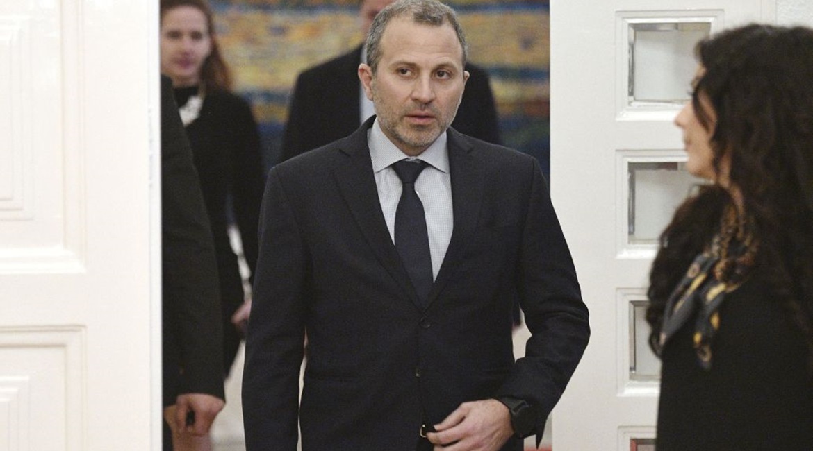 President of the Free Patriotic Movement (FPM) Gebran Bassil arrives for talks at the Ministry of Trade in Hungary's capital Budapest on 26 November 2019. The US has imposed sanctions on Bassil in relation to corruption allegations under the US Global ...