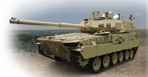 Pictured here is the GDLS's MPF prototype built for a four-person crew: a commander, gunner, loader, and driver.