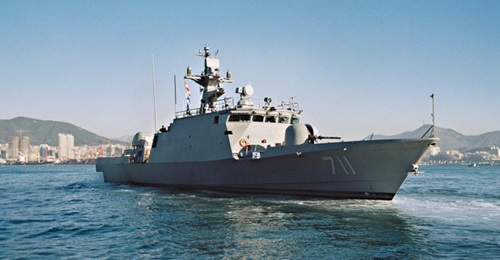 Three South Korean investment teams have lined up bids to acquire naval shipbuilder HHIC, constructor of the Republic of Korea Navy's PKX-B-class fast attack craft.