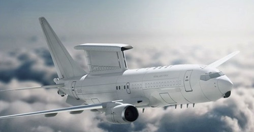 An artist's impression of the E-7A Wedgetail AEW1 in UK service. The type is to be based at RAF Lossiemouth, Scotland.