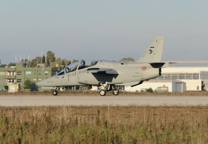 The first two M-345 jet trainer aircraft were delivered to the Italian Air Force on 22 December 2020. (Leonardo)