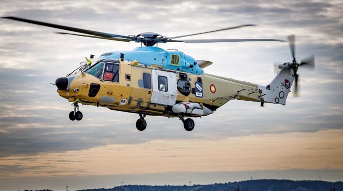 One of the two NH90s for Qatar that made their maiden flights in December 2020. The Gulf state is on course to receive 12 maritime NFH and 16 land-based TTH variant NH90s from later this year through to the end of 2025.
