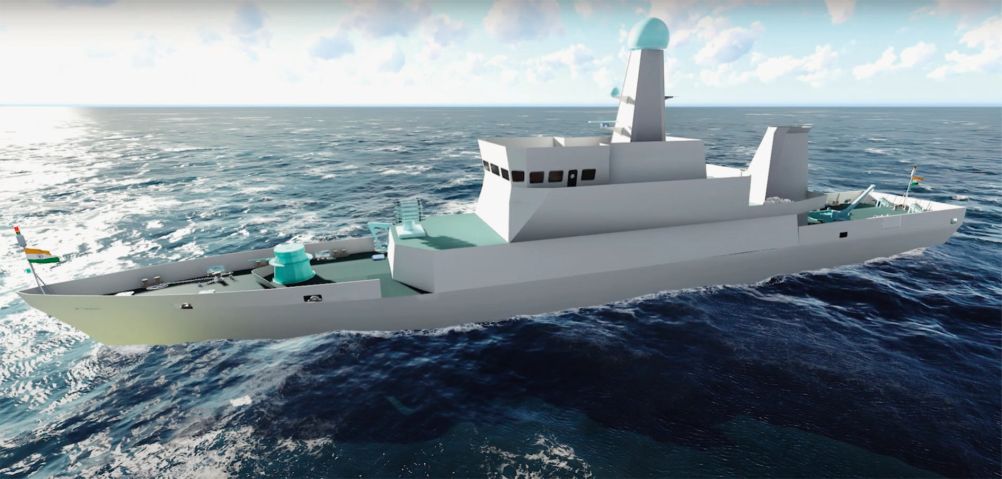 Computer-generated imagery of GRSE’s ASW-SWV variant. (GRSE)