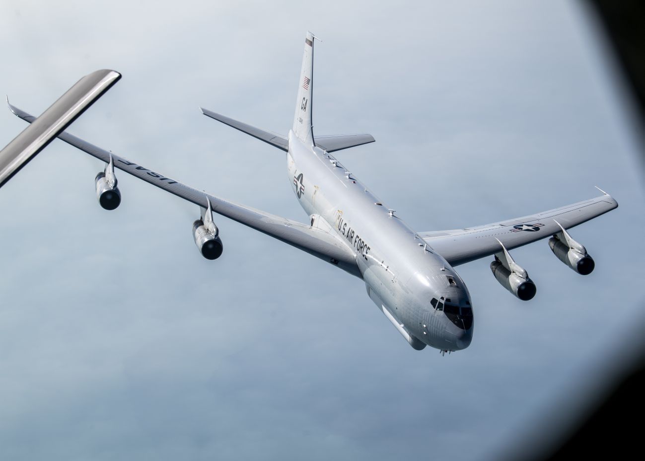 An E-8C JSTARS aircraft pictured on 5 October 2020. US lawmakers have made it more difficult for the USAF to retire JSTARS platforms. (US Air Force)