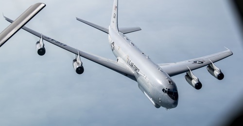 An E-8C JSTARS aircraft pictured on 5 October 2020. US lawmakers have made it more difficult for the USAF to retire JSTARS platforms.