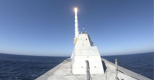 The US Navy is working now to develop and integrate a conventional prompt strike system on the Zumwalt-class guided-missile (DDG 1000) destroyer.