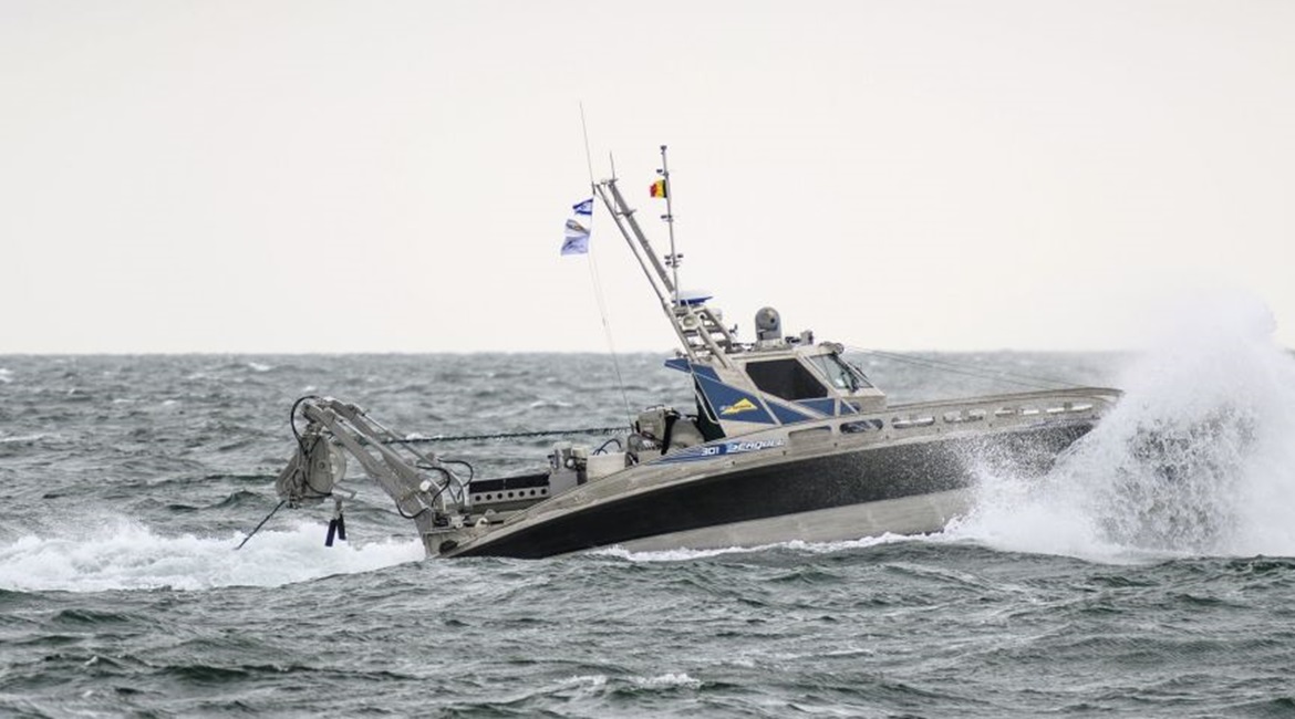 A Seagull USV performing an end-to-end MCM demonstration in 2017 as part of the Belgian Navy's North Sea unmanned MCM trials. Manufacturer Elbit Systems announced on 13 January that it had secured a contract to supply Seagull USVs to an undisclosed nav...