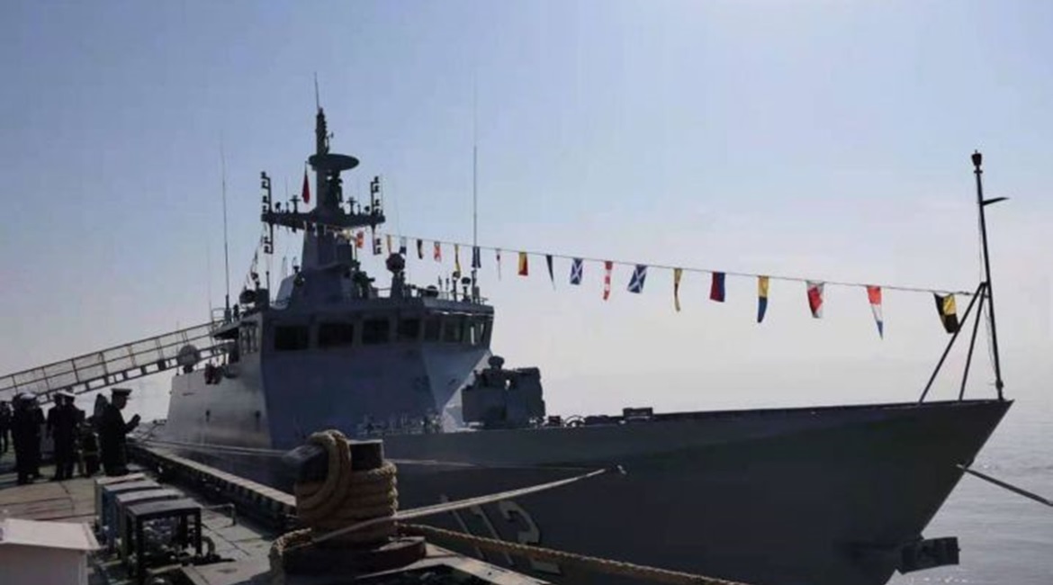 pictured at its handover ceremony on 14 January.