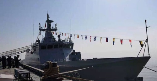 pictured at its handover ceremony on 14 January.