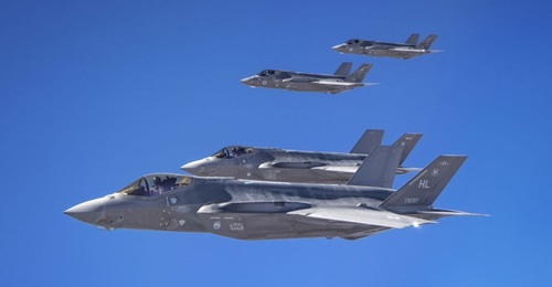 In a rare example of training with CENTCOM forces, Israeli F-35Is alongside F-35As from the US Air Force's Abu Dhabi-based 421st Expeditionary Fighter Squadron during Exercise 'Enduring Lightning' on 22 October 2020.